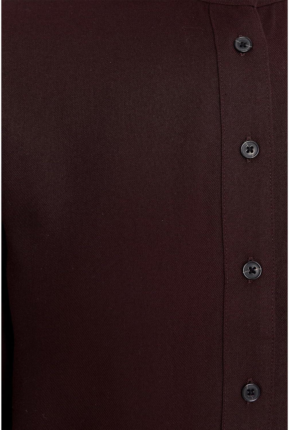 image:imageMadewell Womens Carmen Shirt Cotton Modal Heather FlannelEspresso Bean