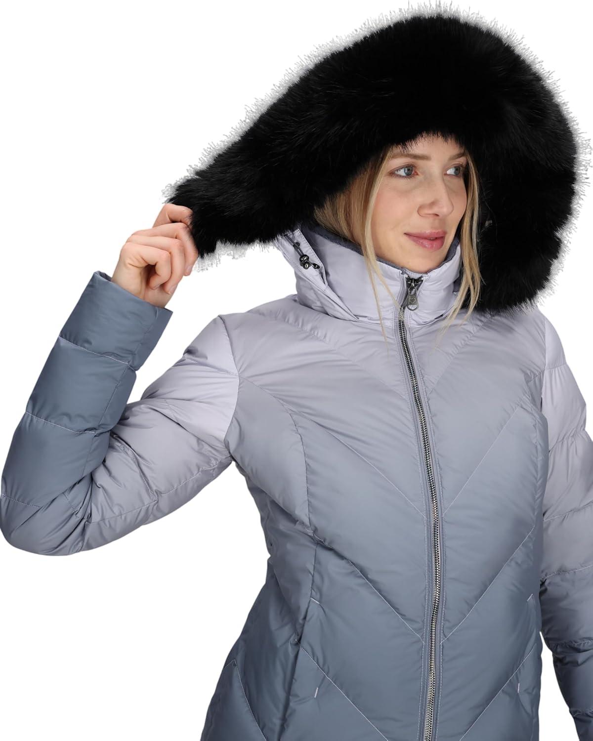 image:imageObermeyer womens Bombshell Luxe JacketGrey Pink Moonlight