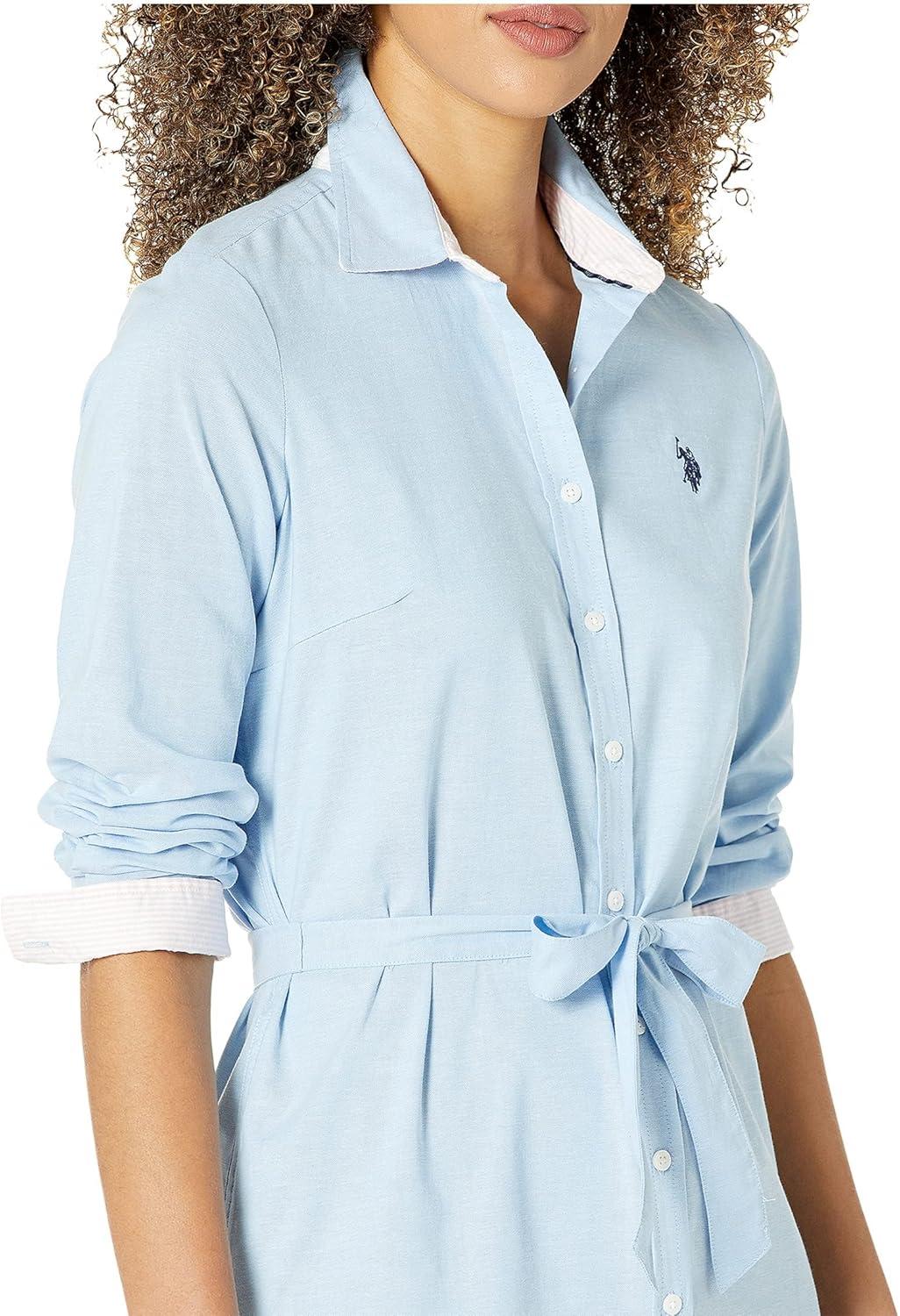 image:imageSOLID OXFORD DRESSClassic Blue 4982
