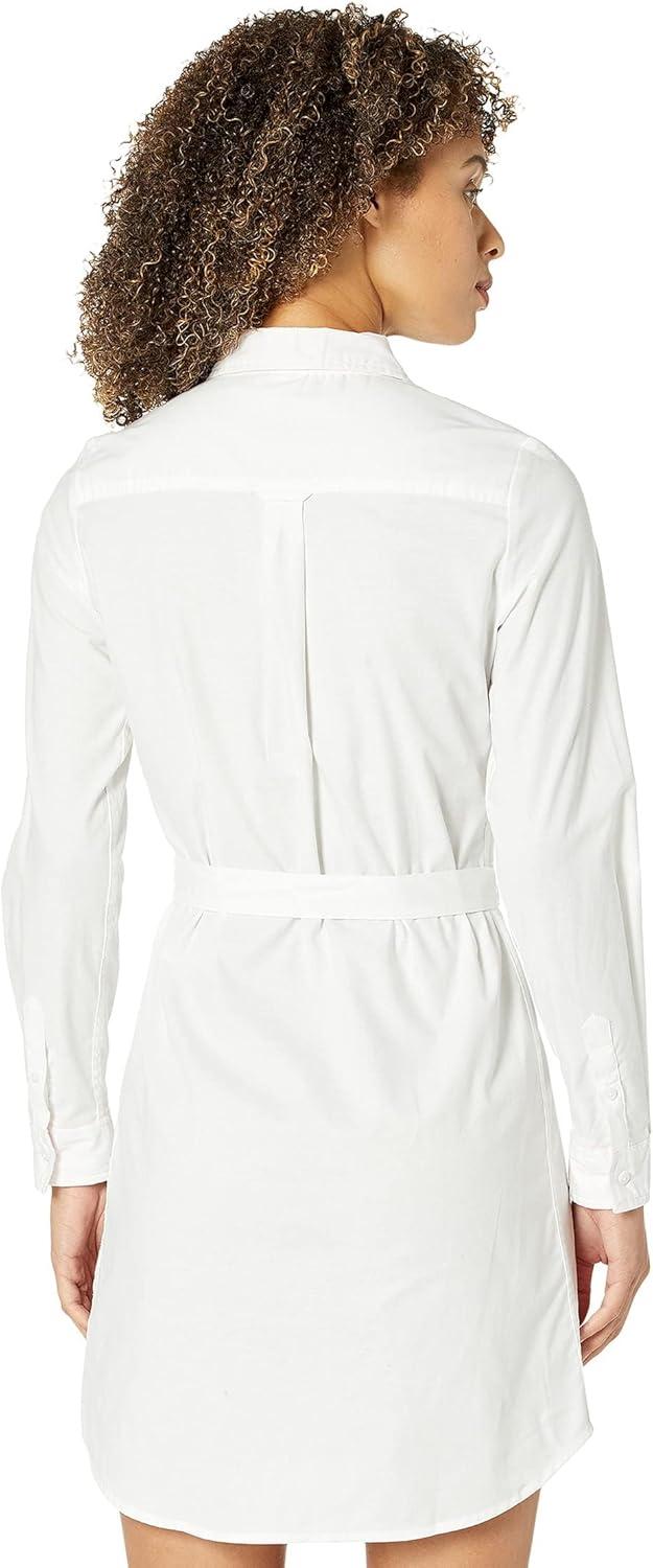 image:imageSOLID OXFORD DRESSOptic White