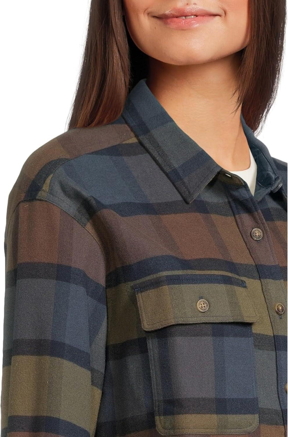 image:imageSalty Crew Womens Fathom FlannelEspresso