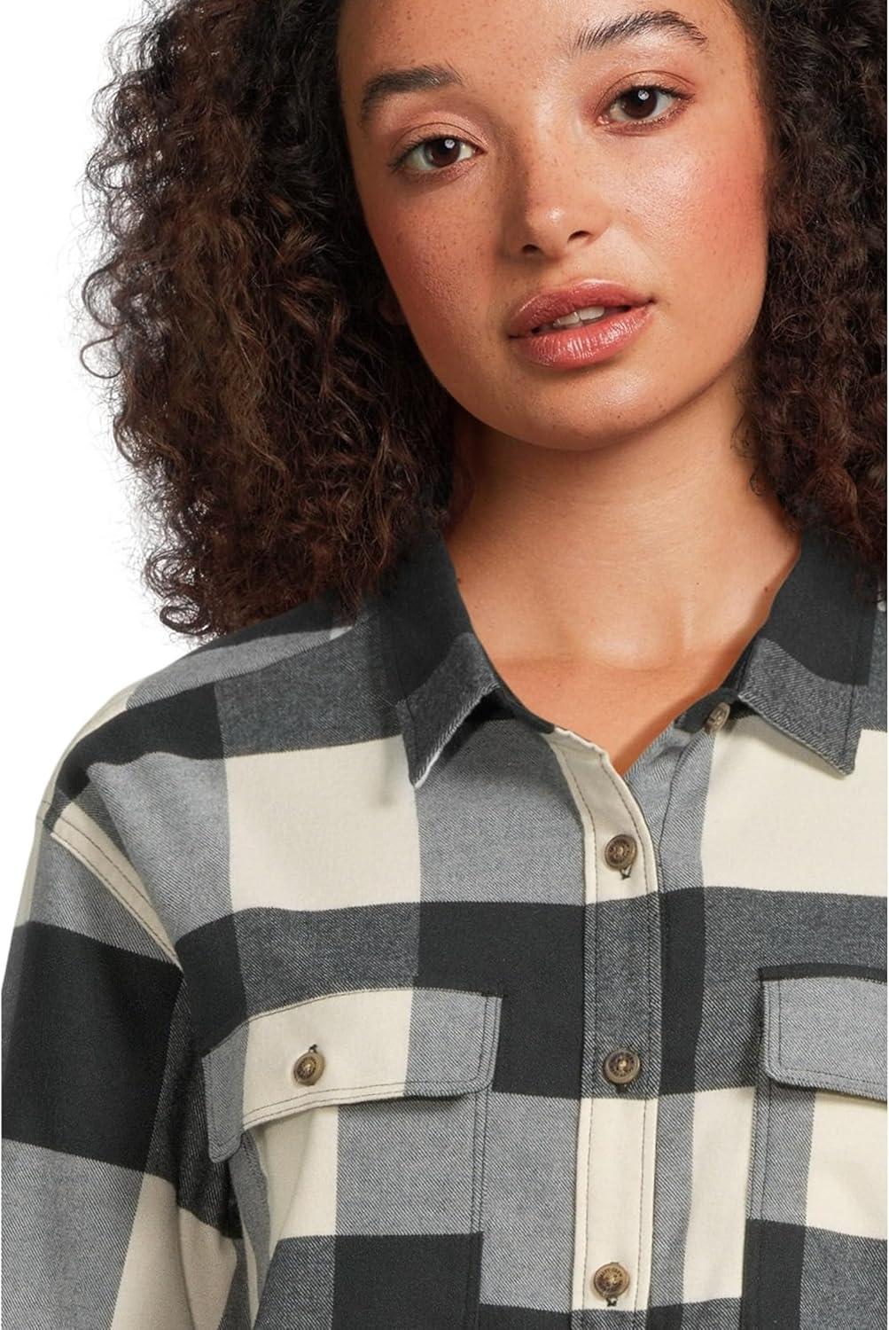 image:imageSalty Crew Womens Fathom FlannelOffwhite