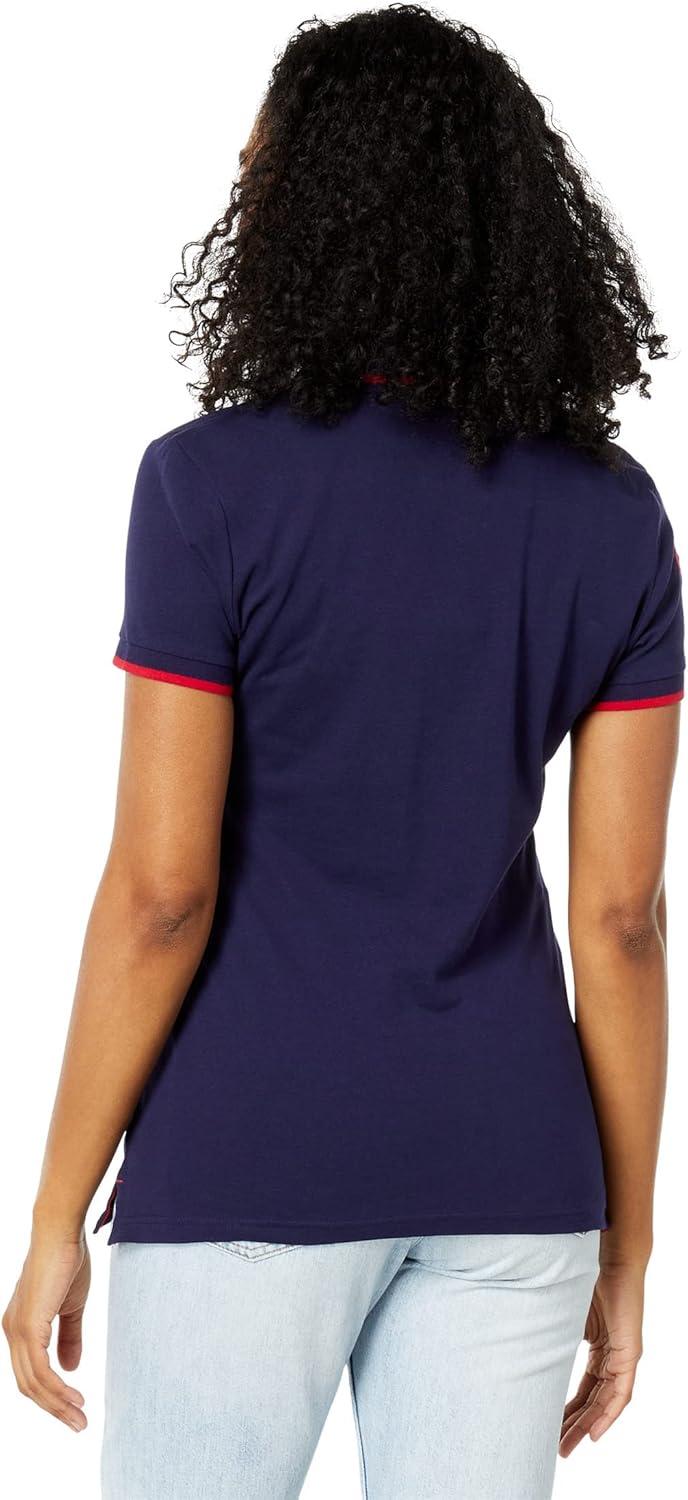 image:imageSolid Polo Shirt with Multitonal Logo by US Polo AssnEvening Blue