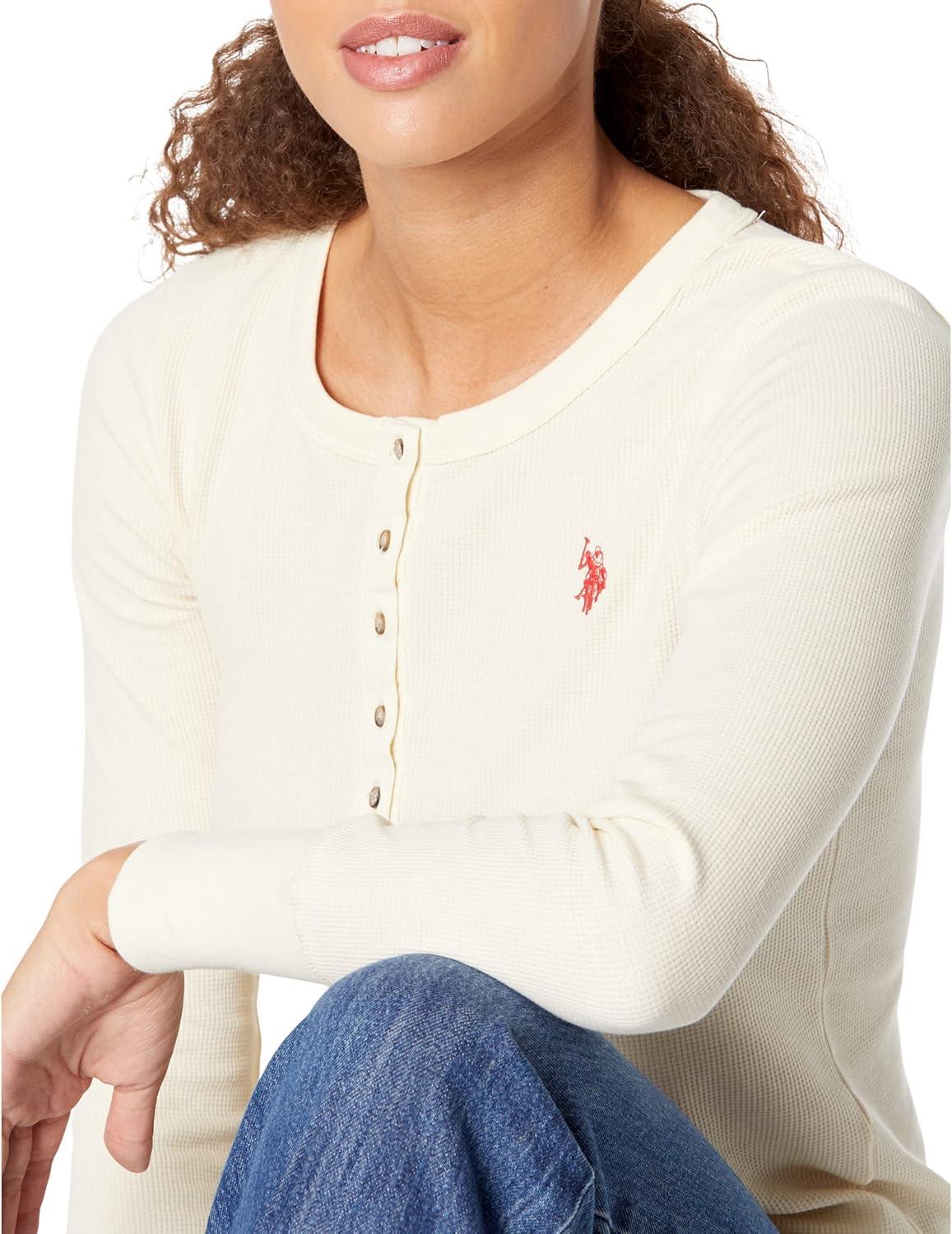 image:imageThermal Long Sleeve Button Crew by US Polo AssnVanilla Prep