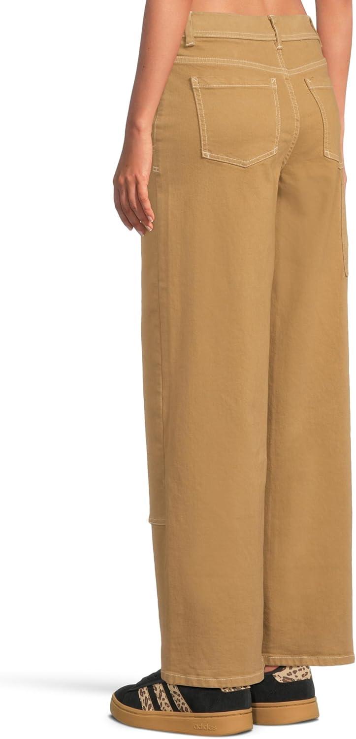 image:imageToadampCo Womens Balsam Wide Leg Utility PantsHoney Brown