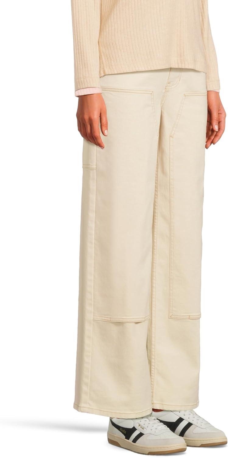 image:imageToadampCo Womens Balsam Wide Leg Utility PantsNatural