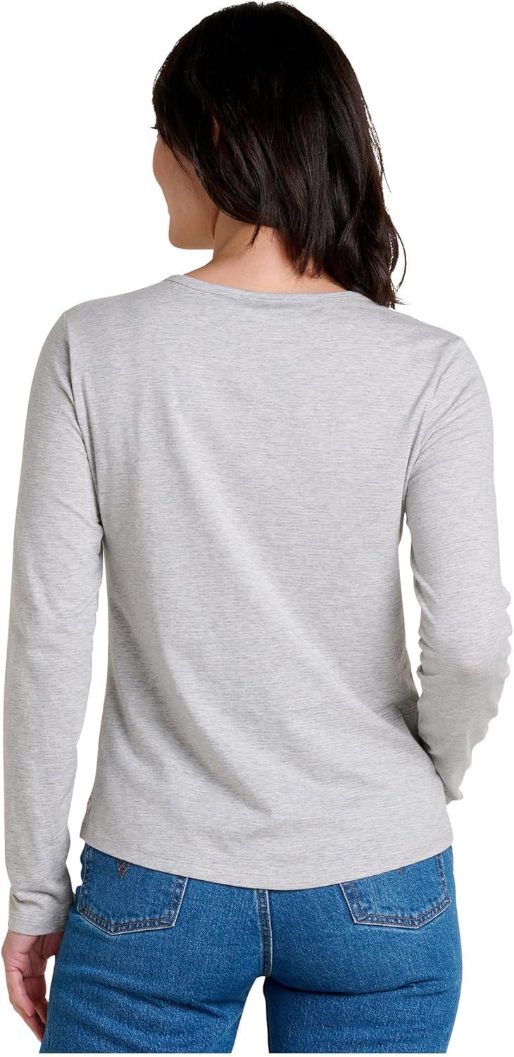 image:imageToadampCo Womens Marley II Long Sleeve TeeLight Heather Grey