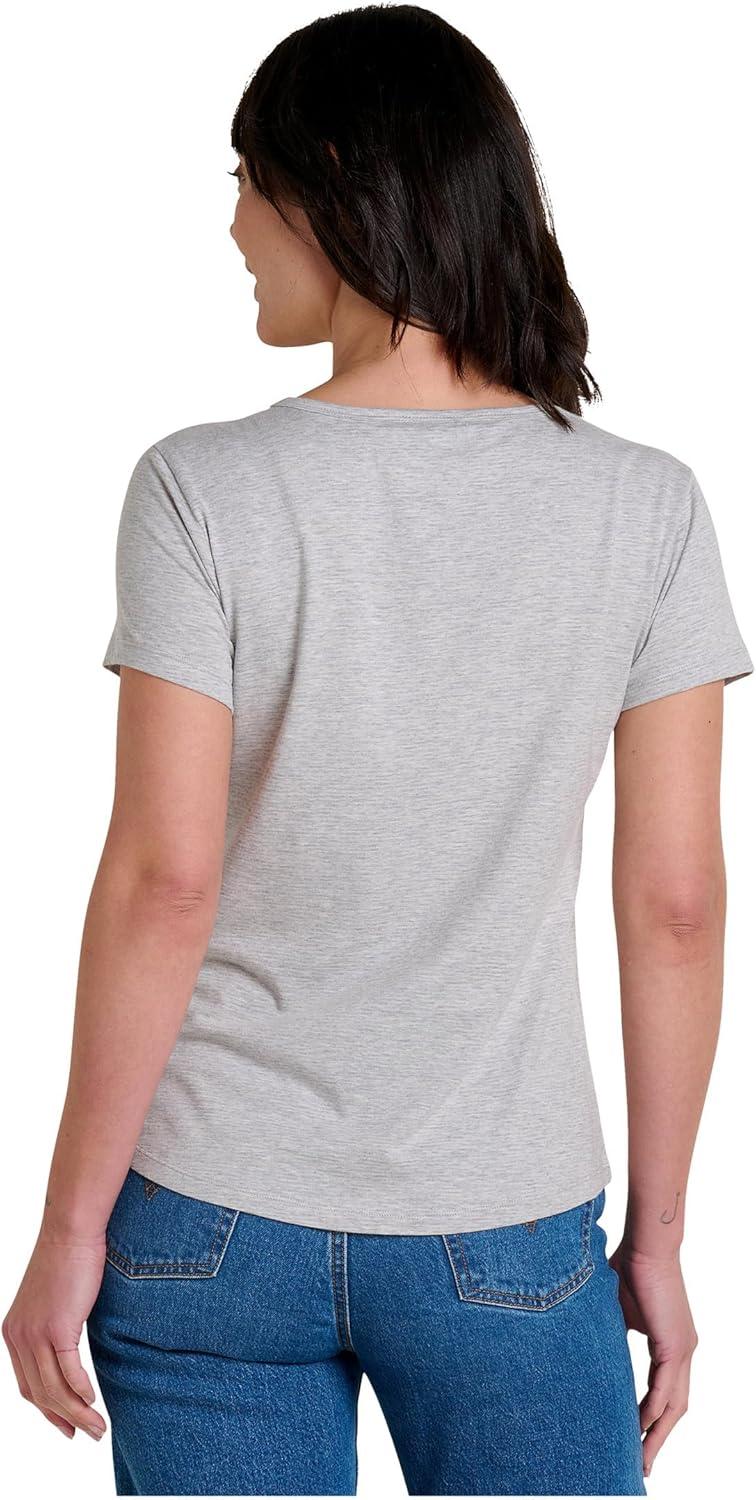 image:imageToadampCo Womens Marley II Short Sleeve TeeLight Heather Grey