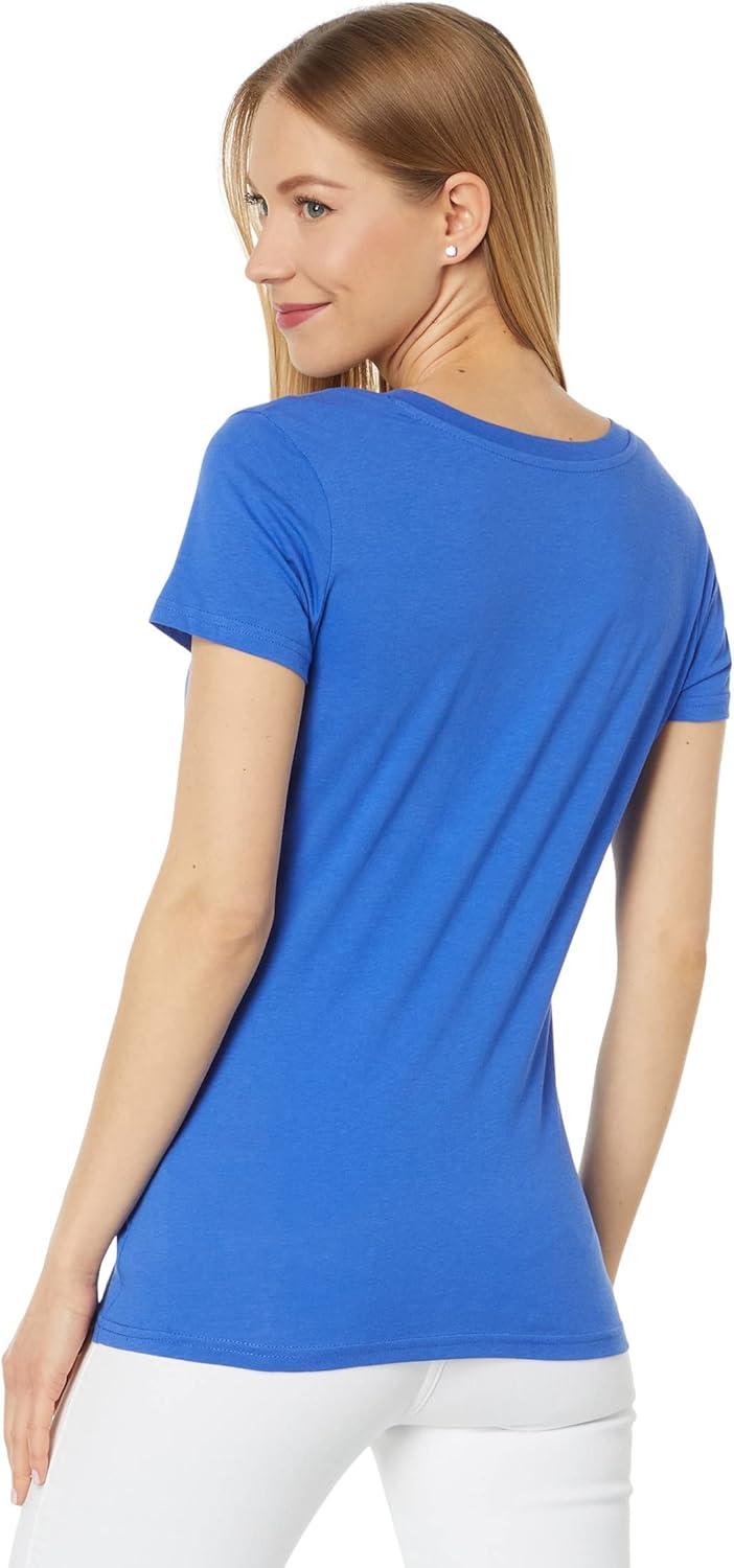 image:imageUS POLO ASSN Triple USPA VNeck Graphic Tee Dazzling Blue MD