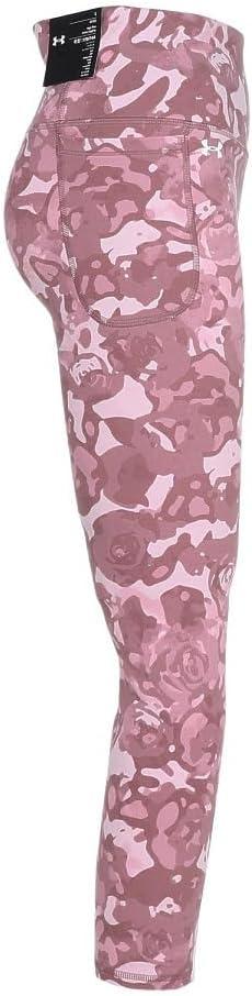 image:imageUnder Armour Womens Motion Print Ankle LeggingsPrime PinkPink ElixirWhite