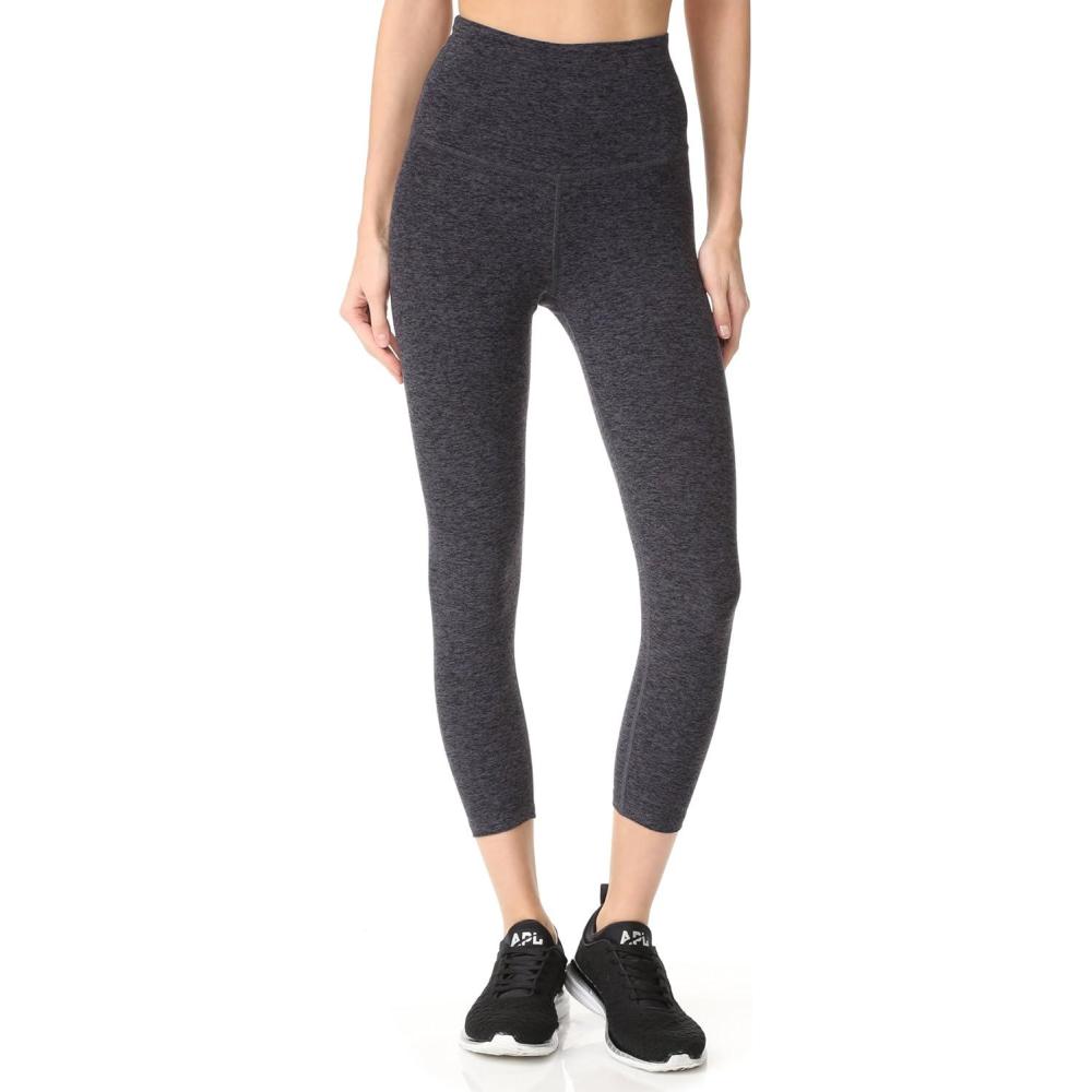 image:imageBeyond Yoga Womens Spacedye Walk and Talk High Waisted Capri LeggingBlack Steel