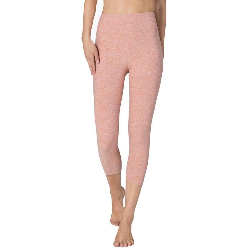 image:imageBeyond Yoga Womens Spacedye Walk and Talk High Waisted Capri LeggingRainwash Pink Shell