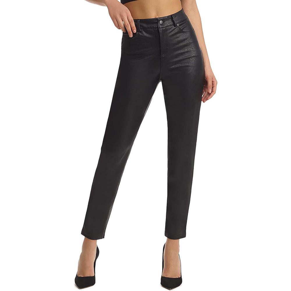 image:imageCommando Faux Leather FivePocket Pants SLG69Black
