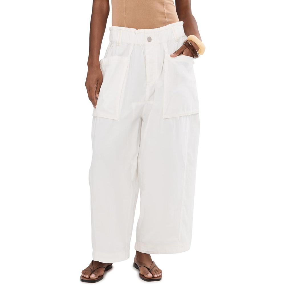 image:imageFree People Womens Costa Straight HaremWhisper White