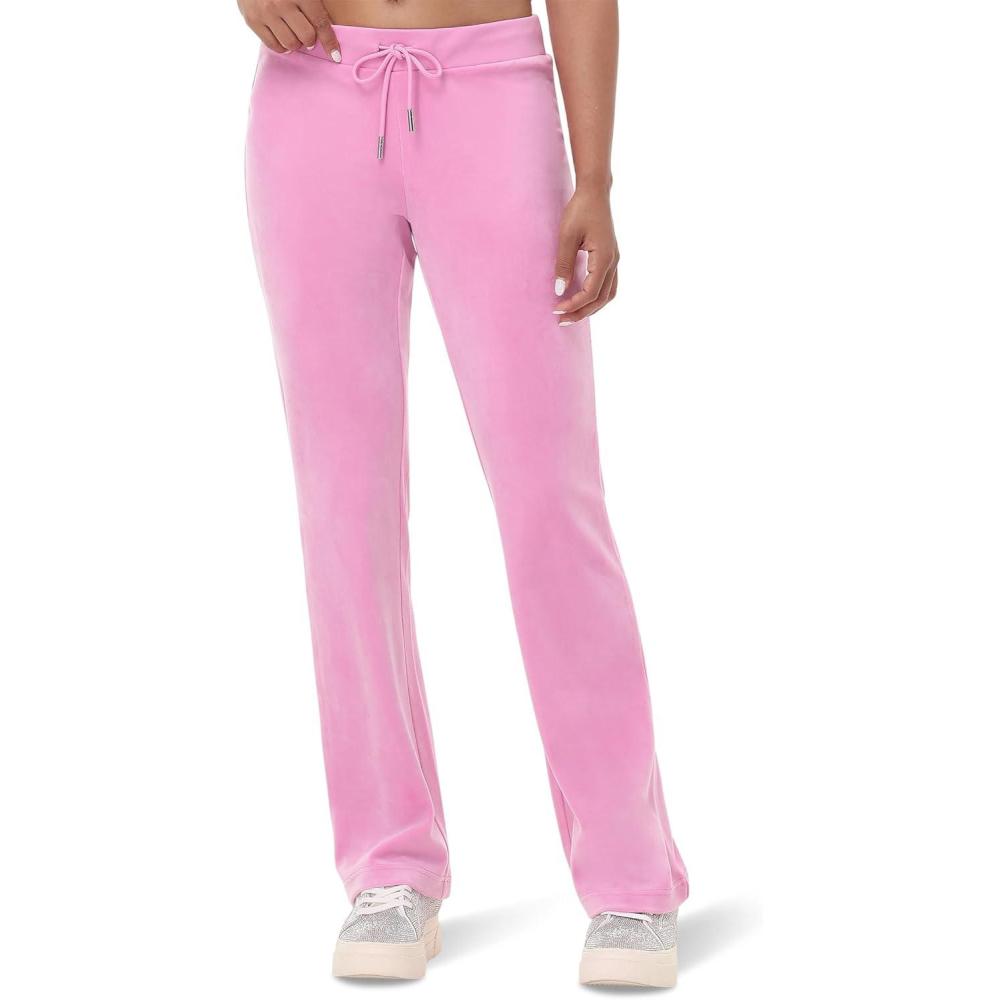 image:imageJuicy Couture Womens Rib Waist Velour Pants with DrawcordFanciful