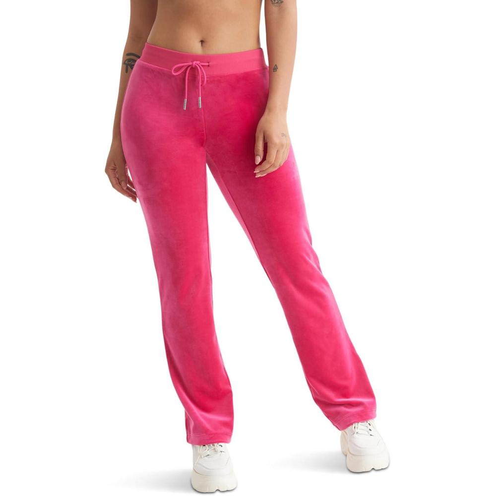 image:imageJuicy Couture Womens Rib Waist Velour Pants with DrawcordFree Love