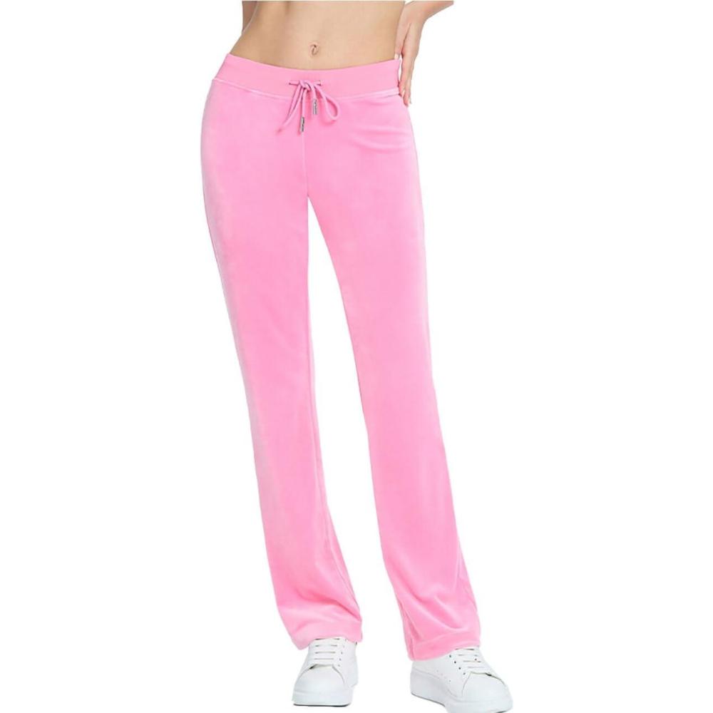image:imageJuicy Couture Womens Rib Waist Velour Pants with DrawcordHothot