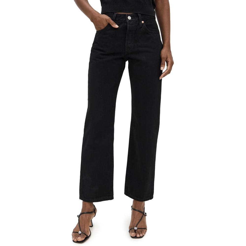 image:imageLevis Womens 501 90s JeansRinsed Blacktop