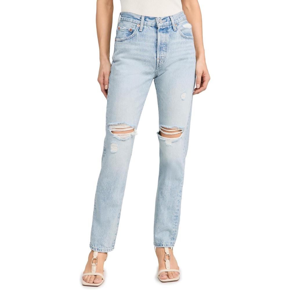 image:imageLevis Womens Premium 501 Original Fit JeansMorning Joyride