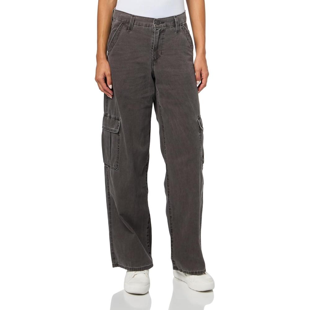 image:imageLevis Womens Superlow Loose Cargo PantsNew Bracken Pigment