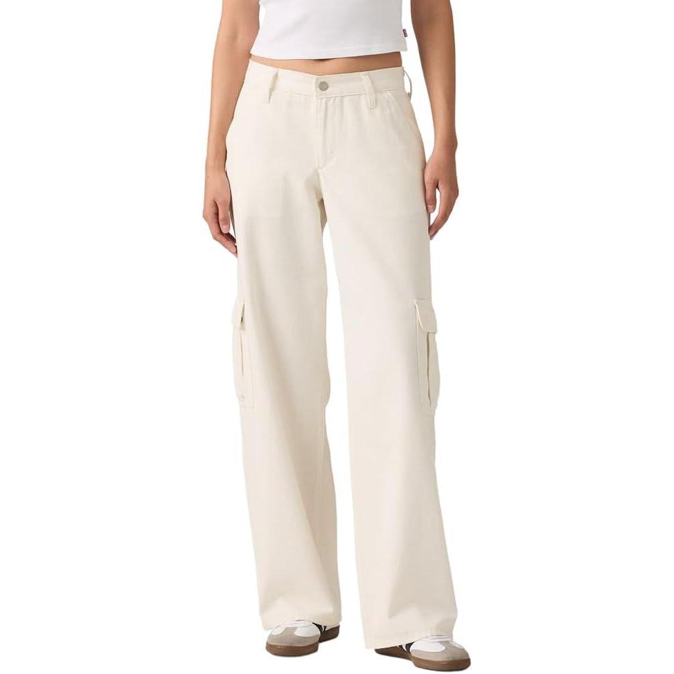 image:imageLevis Womens Superlow Loose Cargo PantsNew Jet Stream Nonstretch