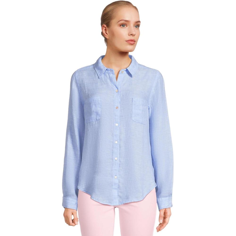 image:imageLilly Pulitzer Womens Sea View ButtonDownBlue Peri