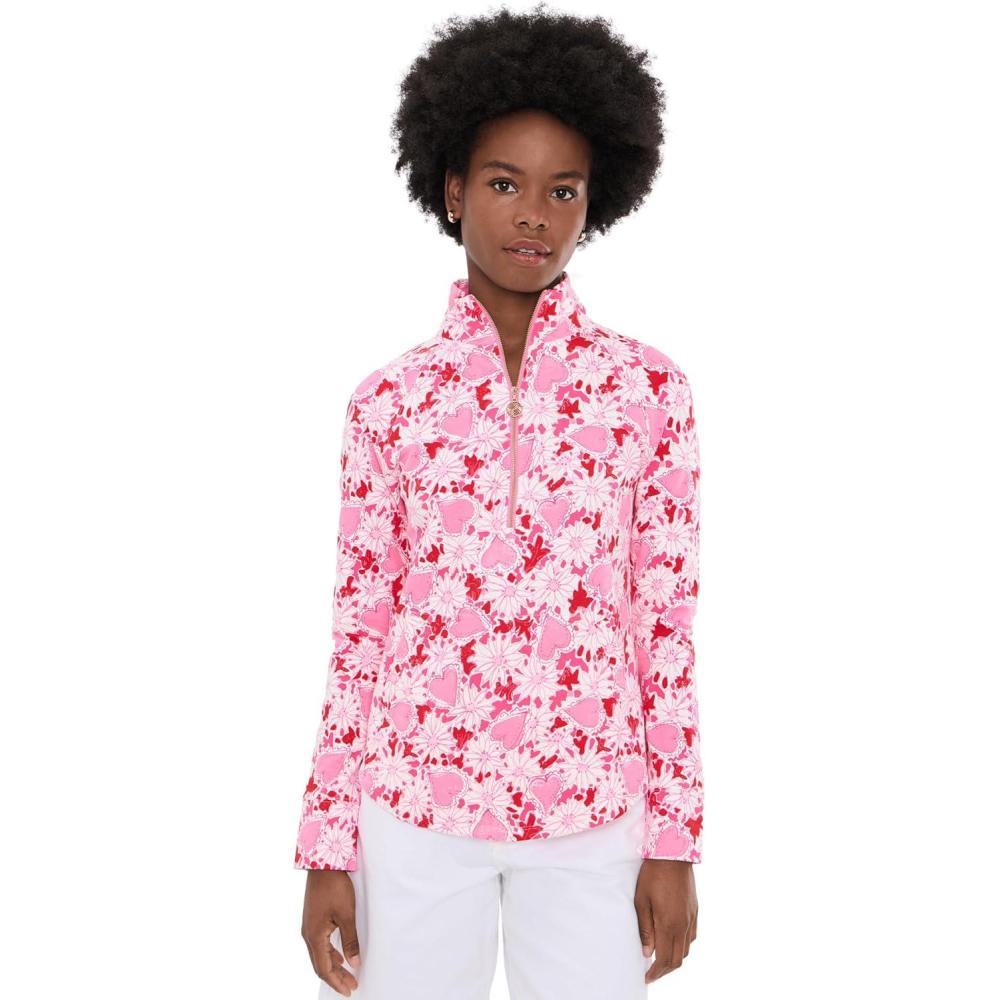 image:imageLilly Pulitzer Womens UPF 50 Skipper PopoverCoconut Dear Heart