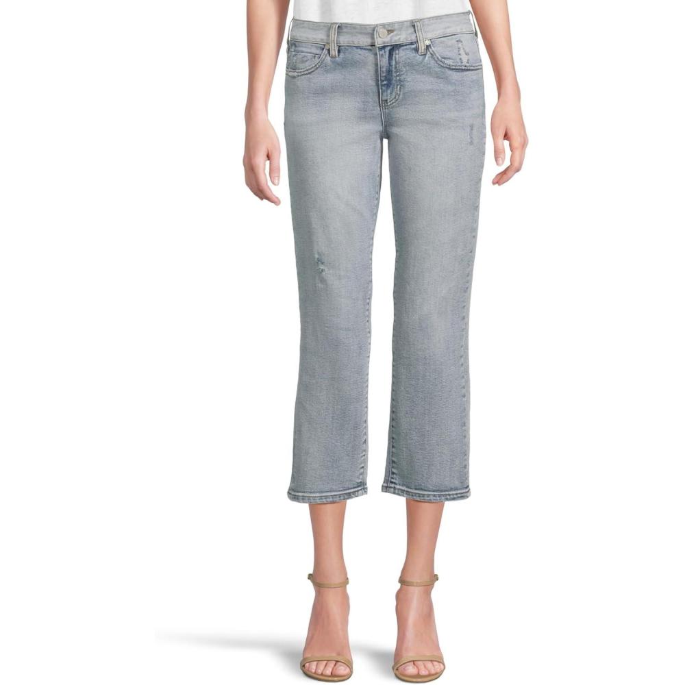 image:imageLiverpool Los Angeles Liv Mid Rise Blocked NonSkinny Skinny JeanSouth Beach