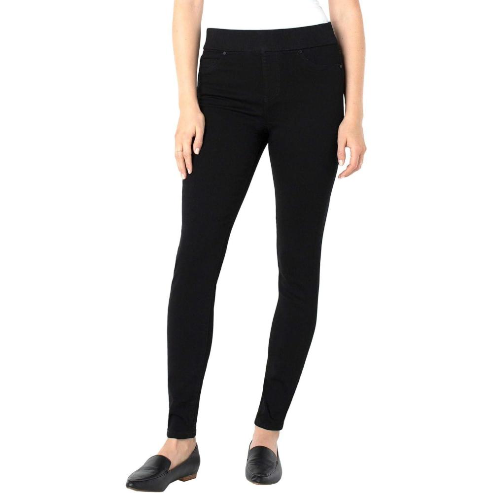 image:imageLiverpool Los Angeles Sienna Skinny Jean Leggings in Black Rinse