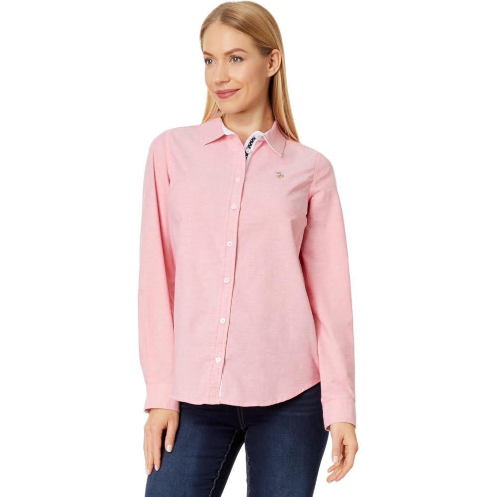 image:imageMULTI TONAL SMALL LOGO OXFORD SHIRTSugar Coral