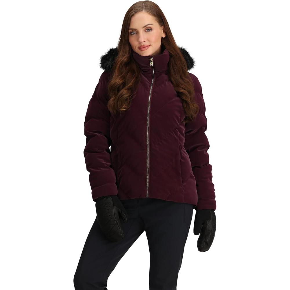 image:imageObermeyer womens Bombshell Luxe JacketCabernet