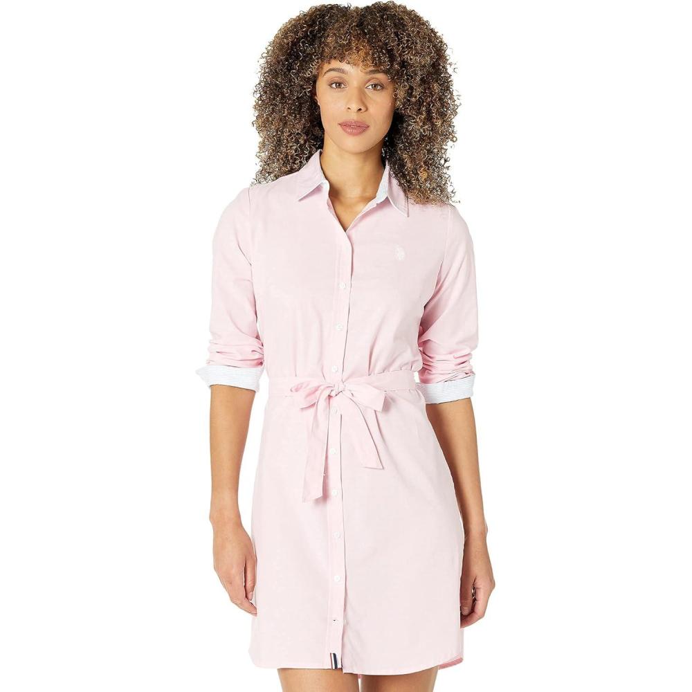 image:imageSOLID OXFORD DRESSPinks 4982