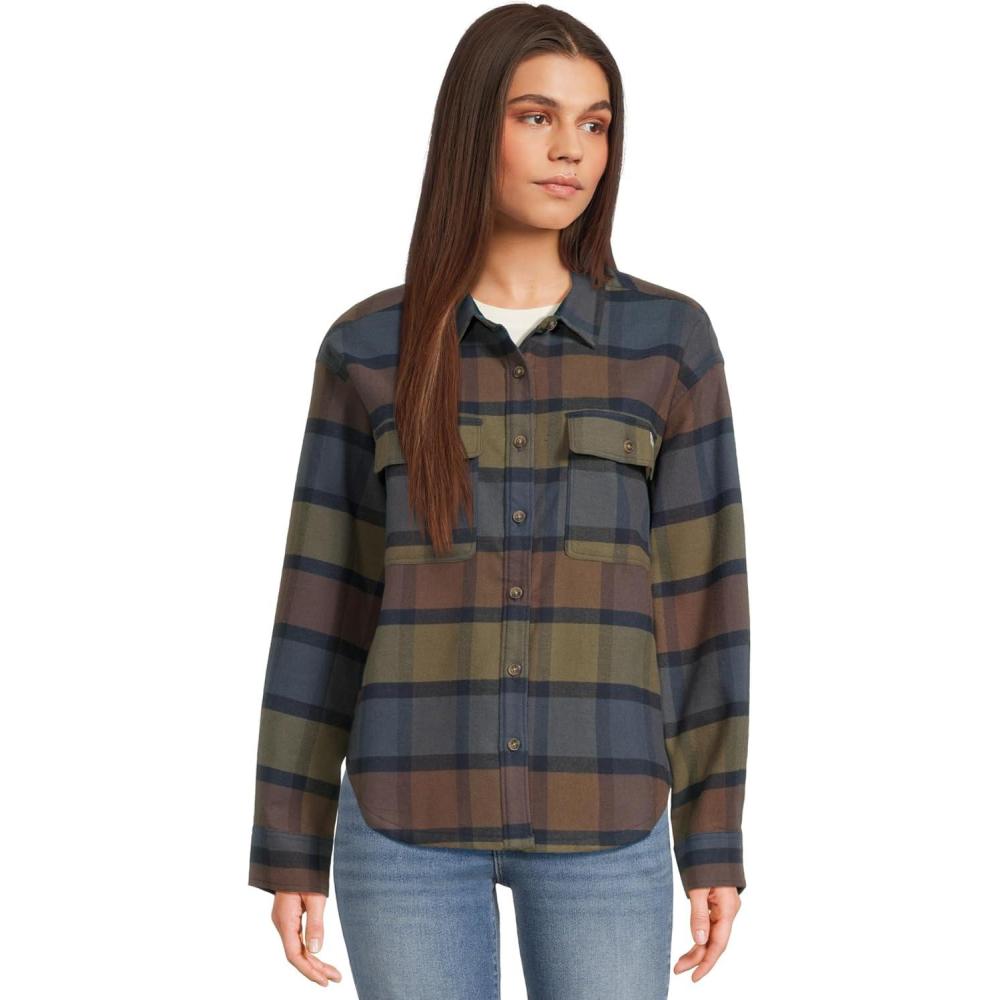 image:imageSalty Crew Womens Fathom FlannelEspresso