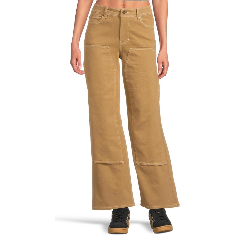 image:imageToadampCo Womens Balsam Wide Leg Utility PantsHoney Brown