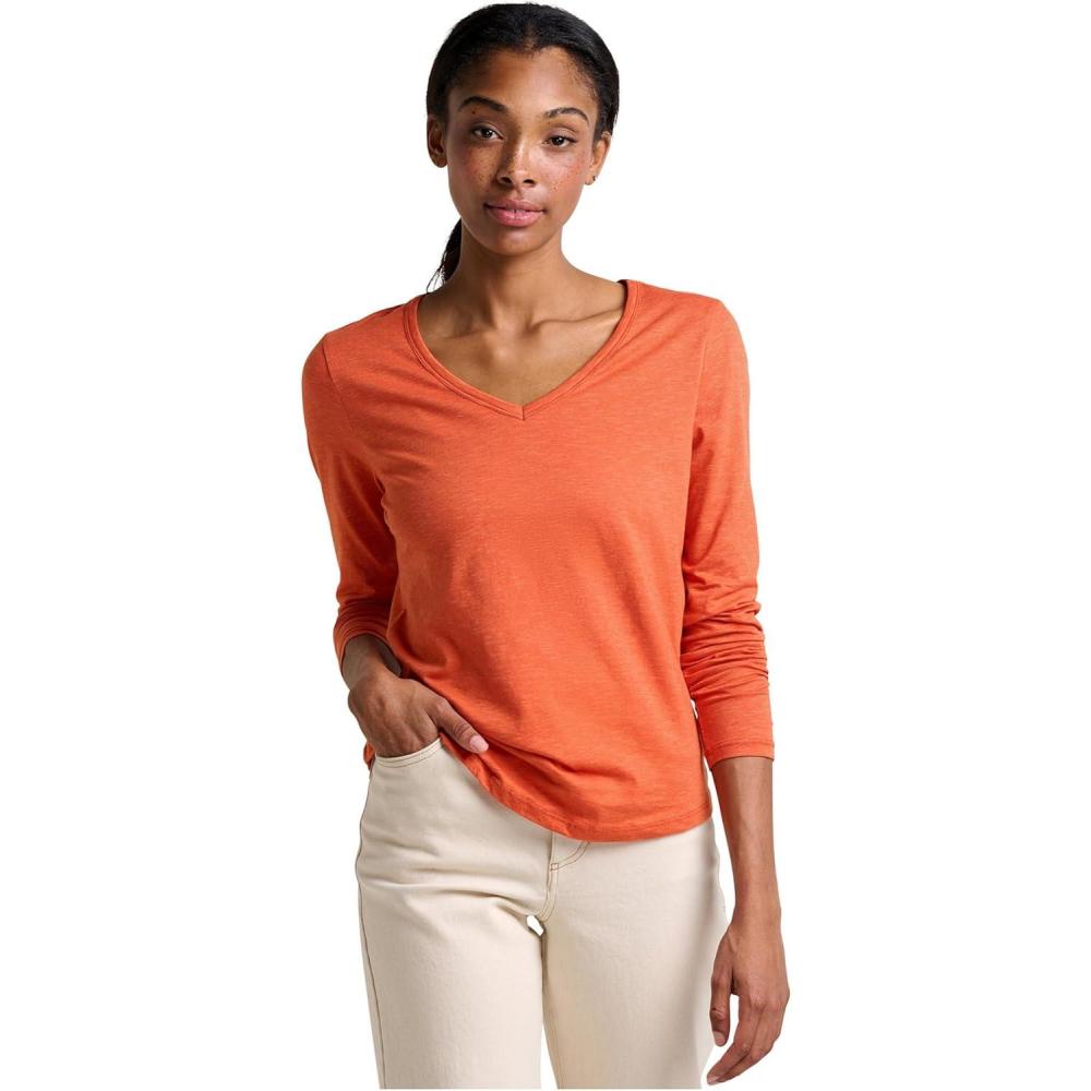 image:imageToadampCo Womens Marley II Long Sleeve TeeBurnt Ochre