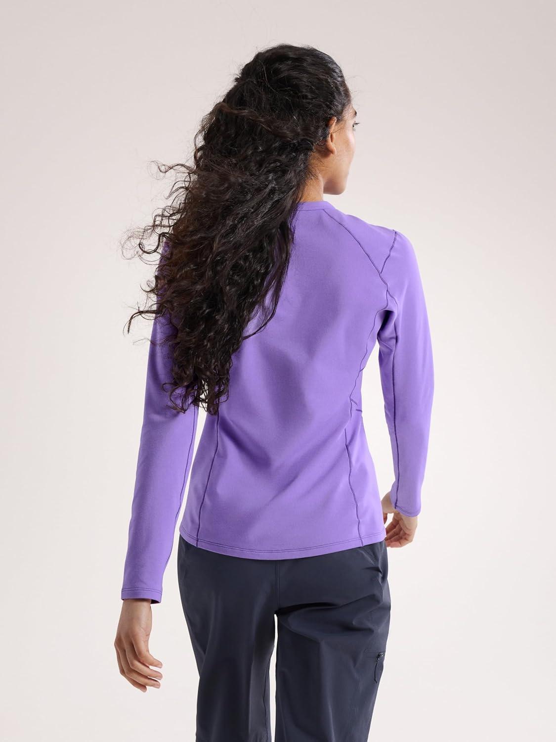 image:imageArcteryx Rho Crew Neck LS Womens Lightweight Microfleece Thermal Base Layer for Women Moisture Wicking Tops for HikingAster