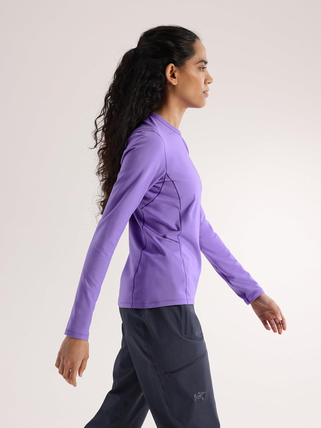 image:imageArcteryx Rho Crew Neck LS Womens Lightweight Microfleece Thermal Base Layer for Women Moisture Wicking Tops for HikingAster