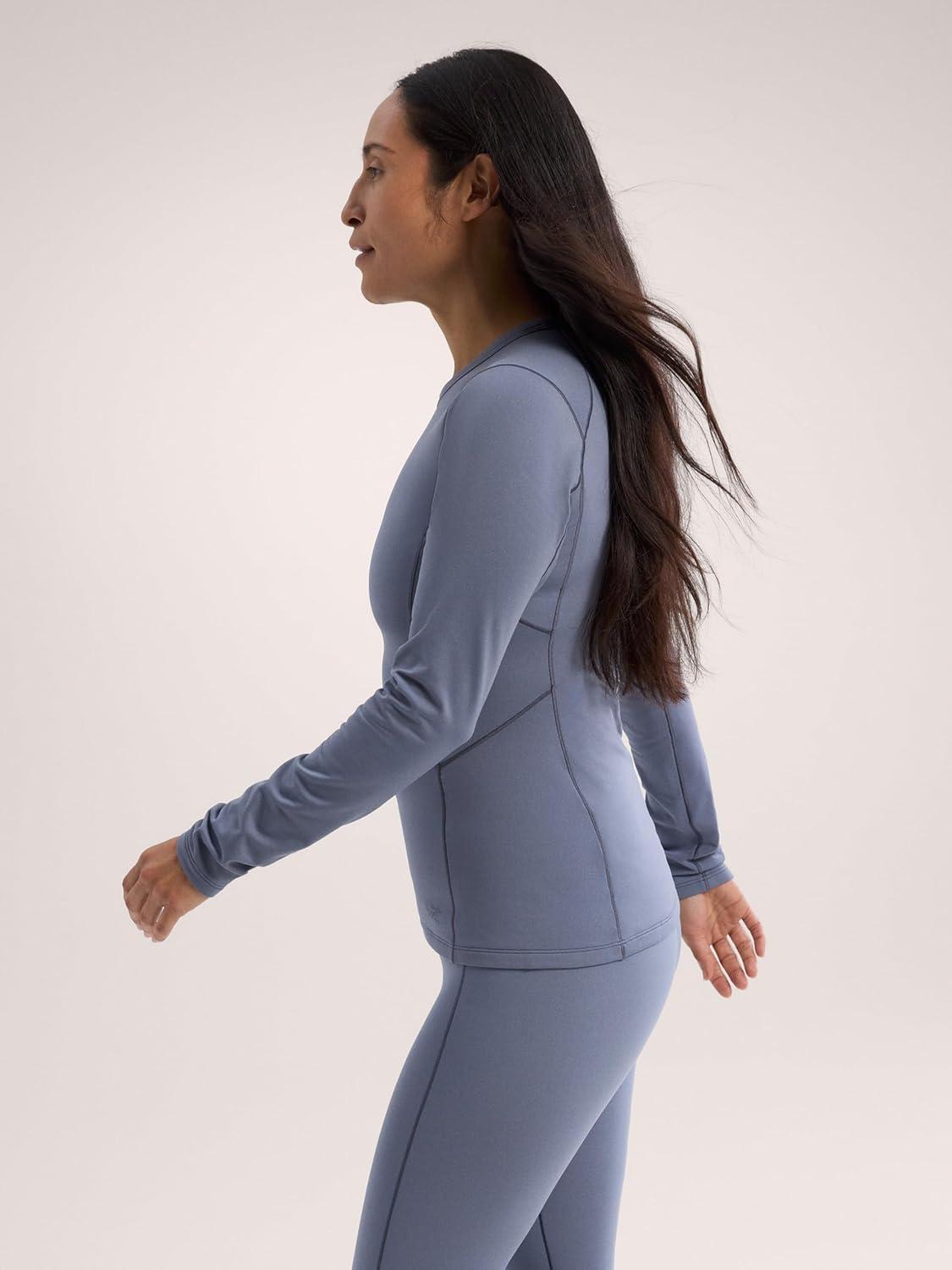 image:imageArcteryx Rho Crew Neck LS Womens Lightweight Microfleece Thermal Base Layer for Women Moisture Wicking Tops for HikingStratus