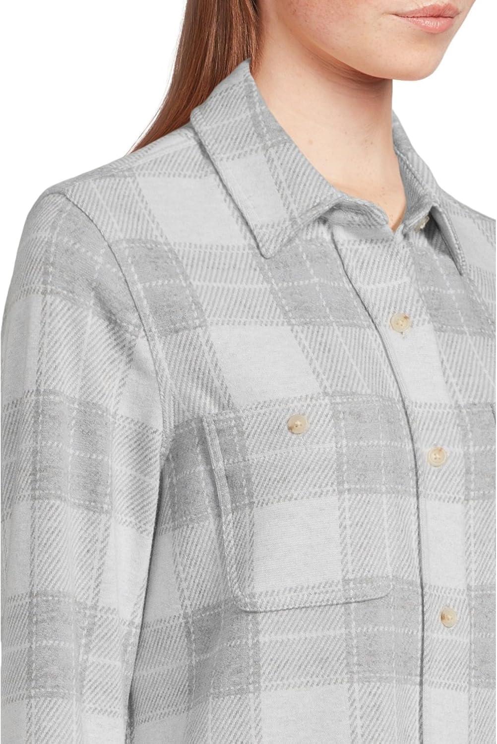 image:imageFaherty Womens Legend Sweater ShirtBlue Ravine Plaid