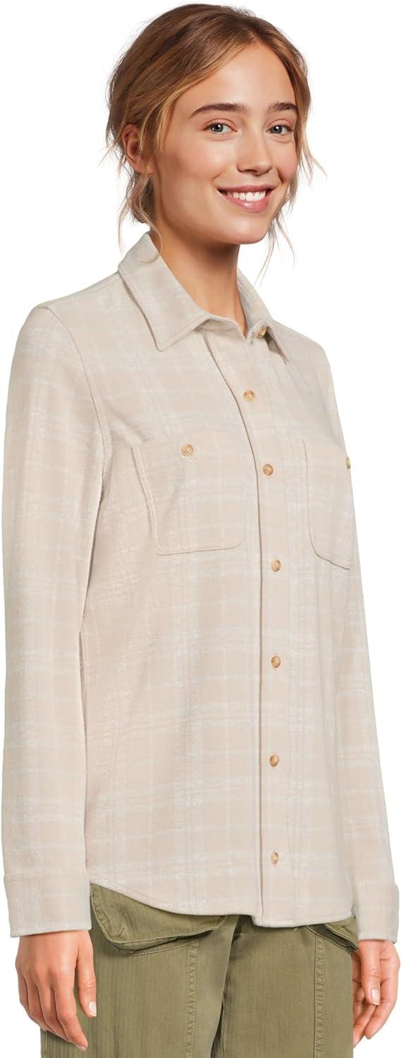 image:imageFaherty Womens Legend Sweater ShirtDesert Plains Plaid