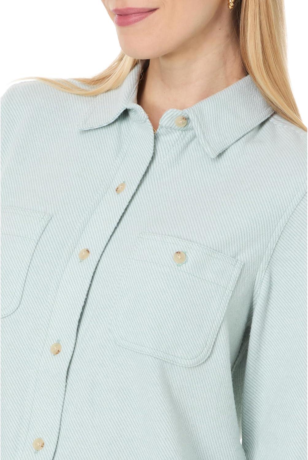 image:imageFaherty Womens Legend Sweater ShirtJadeite Twill