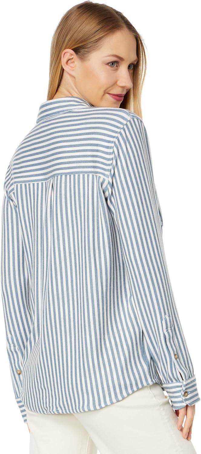 image:imageFaherty Womens Legend Sweater ShirtNavy Blazer Stripe
