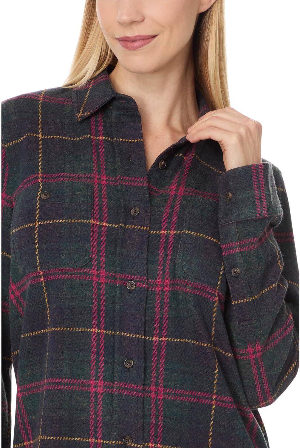 image:imageFaherty Womens Legend Sweater ShirtOuter Limits Plaid
