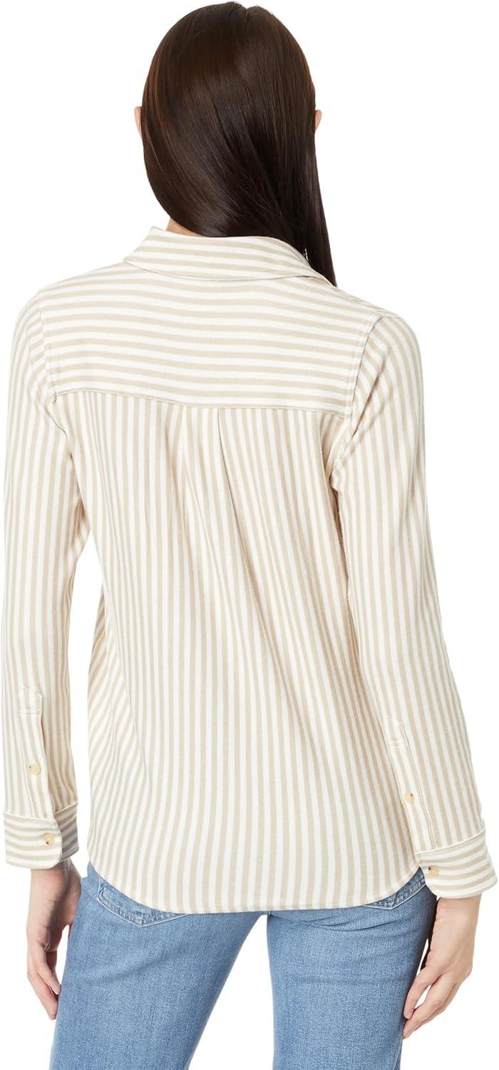 image:imageFaherty Womens Legend Sweater ShirtTannin Stripe