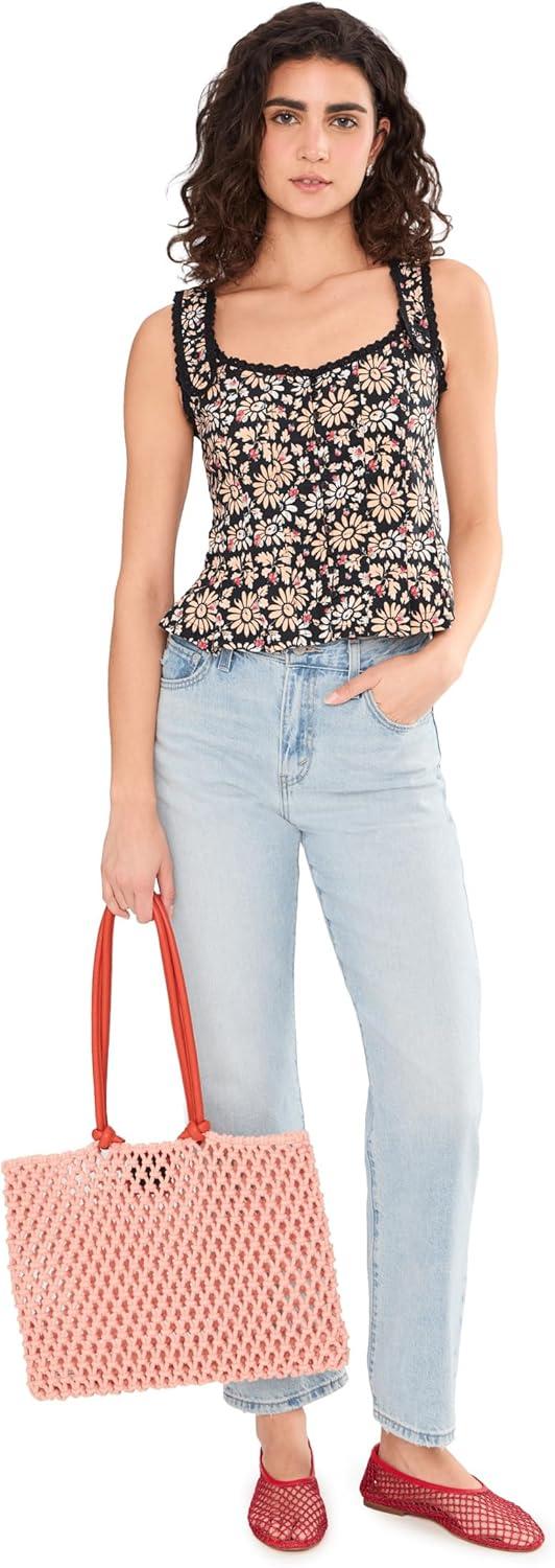image:imageFree People Womens Bridgette Corset TopBlack Combo