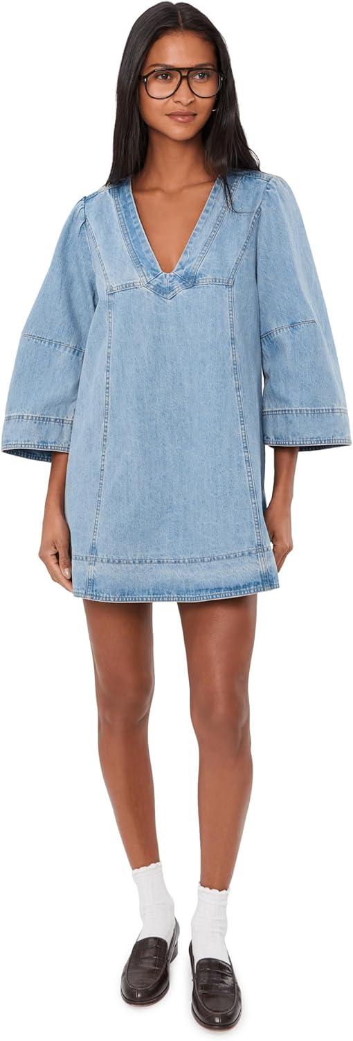 image:imageFree People Womens Goldie Baloon SleeveCelestial Blue