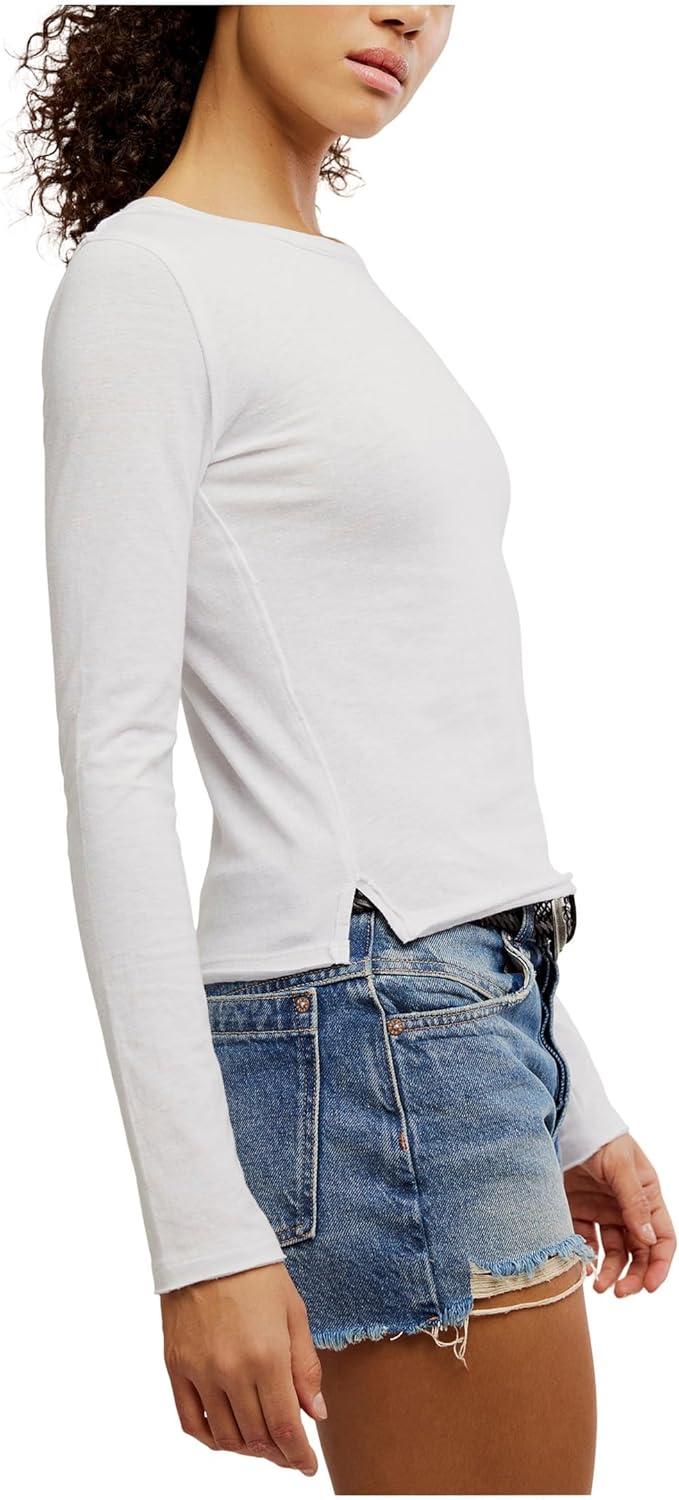 image:imageFree People Womens Nova Long Sleeve TeeIvory