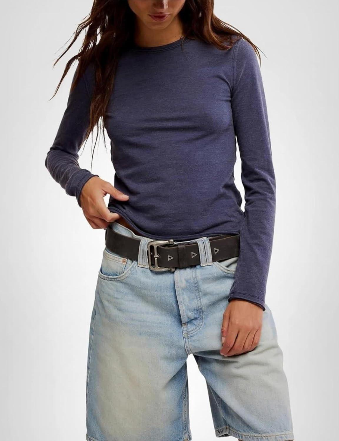 image:imageFree People Womens Nova Long Sleeve TeePeacoat