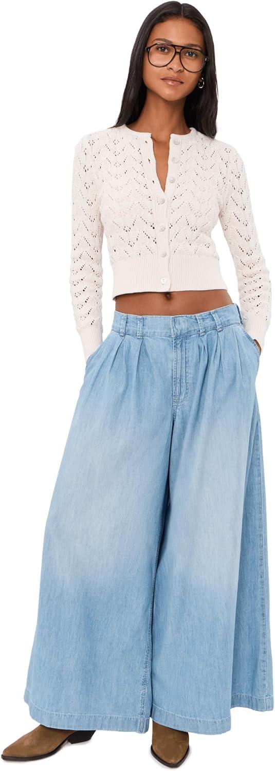 image:imageFree People Womens We The Free Scout WideLeg JeansCalifornia Blue