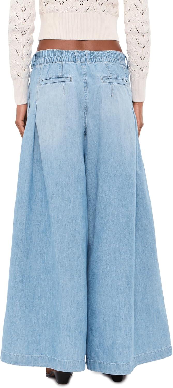 image:imageFree People Womens We The Free Scout WideLeg JeansCalifornia Blue